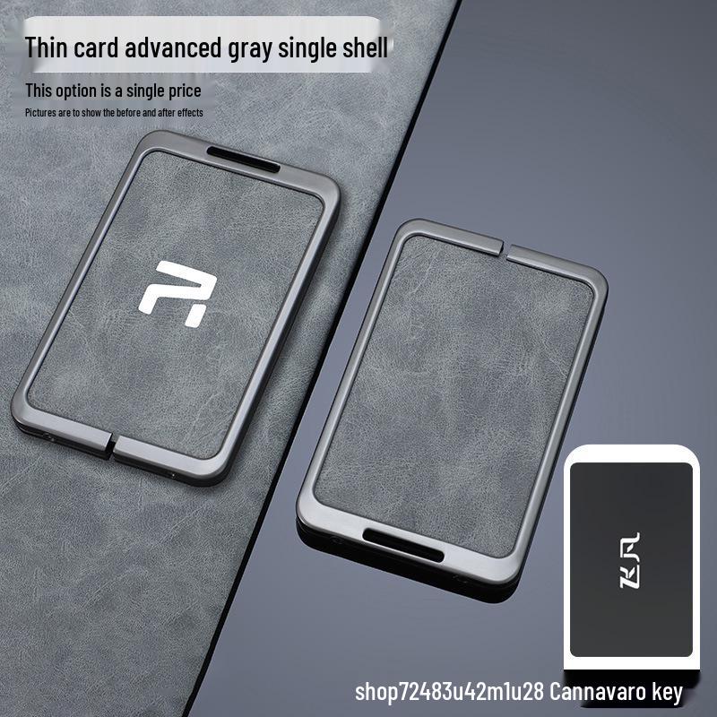 

Держатель для NFC-карт Rising R7 F7 для автомобилей - 2024 Защитный чехол для ключей из цинкового сплава для мужчин. Set