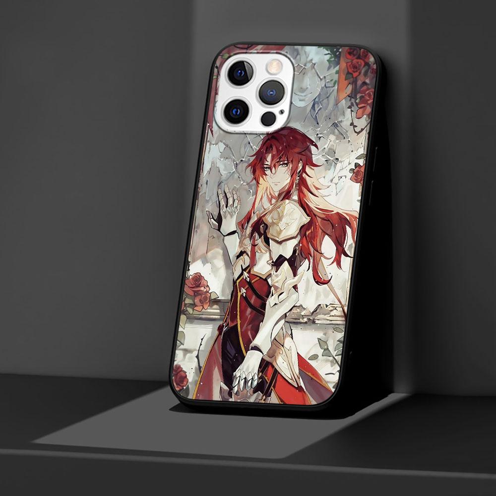 Etui Argenti Honkai Star Rail na Apple iPhone 11 14 13 Mini 15 Plus X XS 12 Pro Max XR Silikonowe Czarne Miękkie Pokrowiec na Telefon