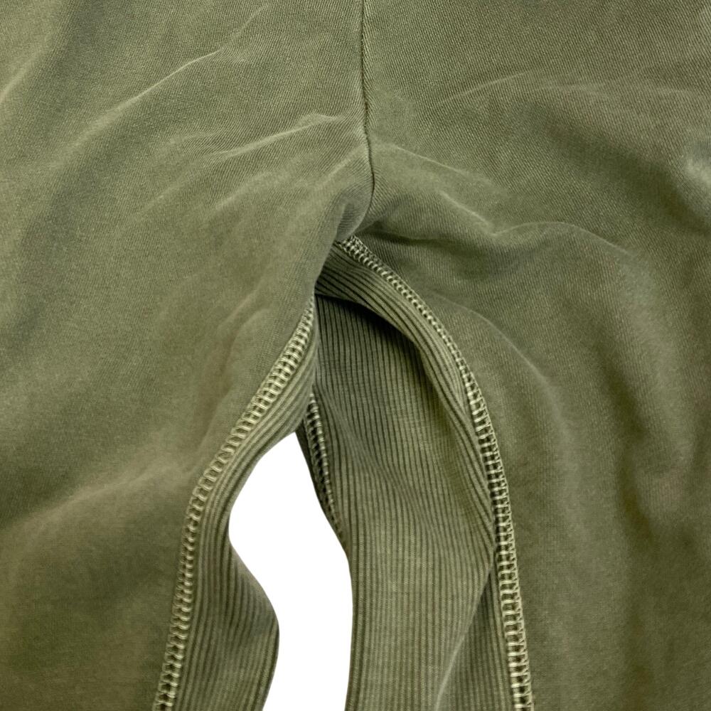Coach CF818 Waist Rubber Cotton Drawstring Pants Pants Green Cotton Mens Used