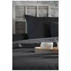 Drap housse percale de coton 140 x 200 cm Elysee Gris fonce