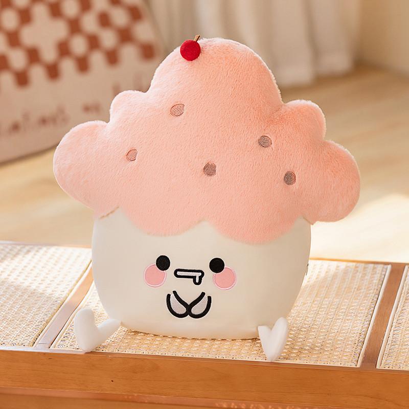 Plush Ice Cream Toy Cartoon Snacks Soft Pillows Room Decoration Gift Holiday