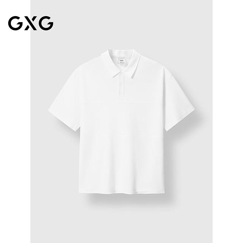 GXG Men s Loose Spliced Polo Shirt L