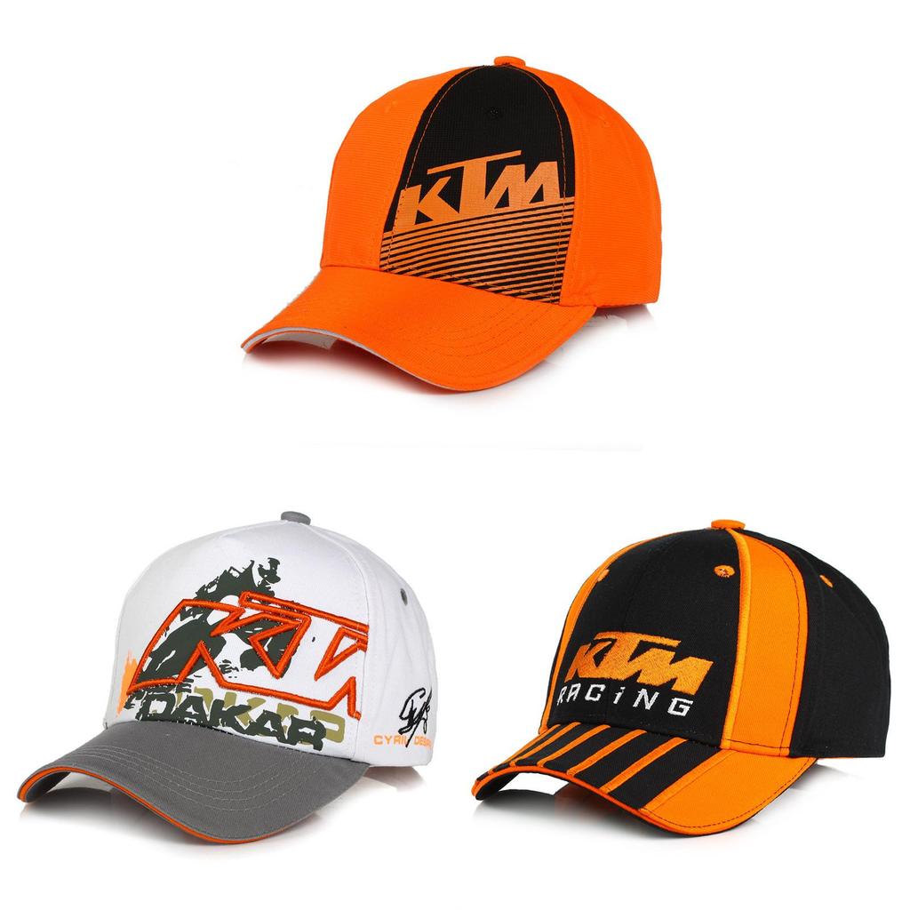 Ktm Baseball Cap With Embroidered Letter Pattern For Motorsports And Casual Wear