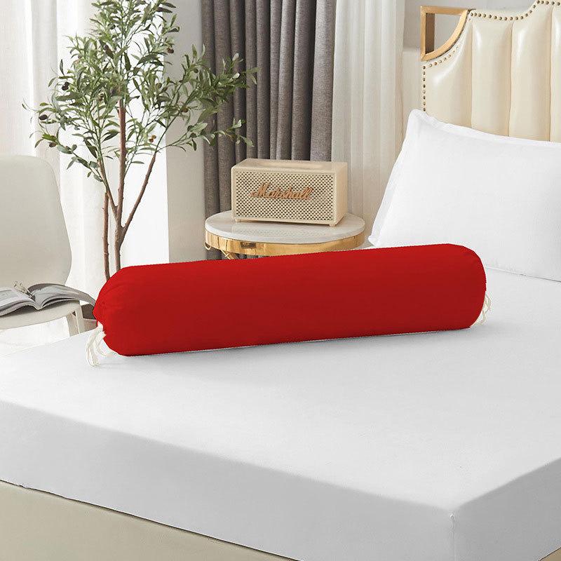 Solid Color Cylindrical Body Pillowcase for Hotels