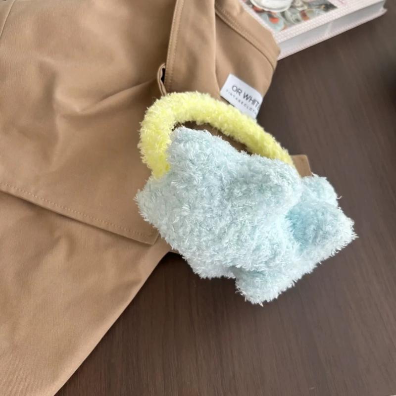 Cute Star Earmuffs Plush Fluffy Outdoor Warm Windproof Ear Muffs Kawaii Sweet Cycling Ear Winter Warmth Outdoor Accessories