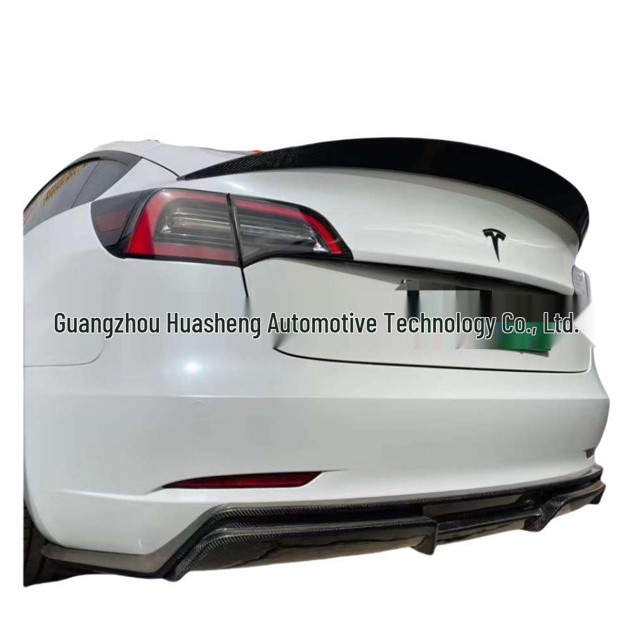ART Style Carbon Fiber Spoiler & Lip Kit for Tesla Model 3