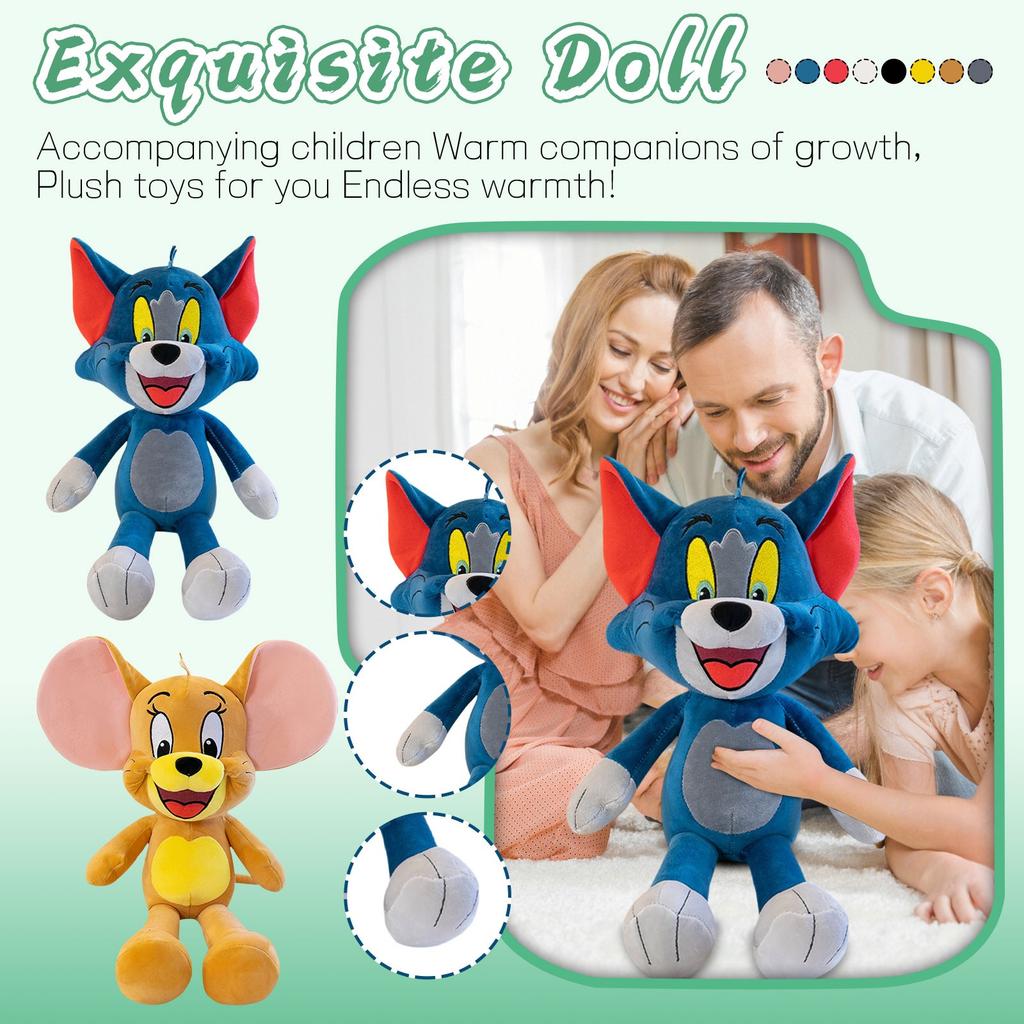 Roztomilá plyšová panenka jako dárek kreslená dětská hadrová panenka