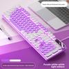 K600 Gaming Mechanical Keyboard with Illumination and Two-Tone Design - Computer Accessories
