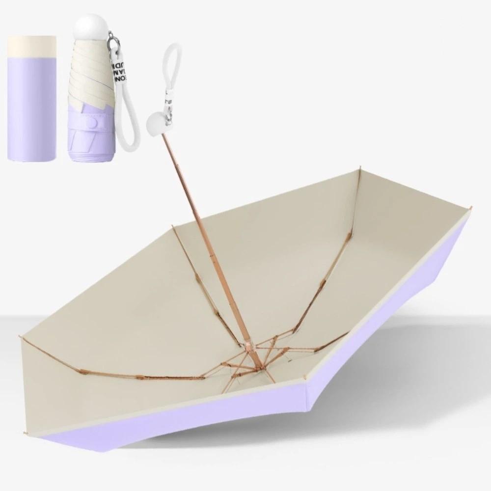 Ultraviolet Protection Pocket Parasol Folding Sun Shade Umbrella Portable Sun Umbrella  Outdoor