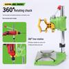 Multifunctional Electric Drill Stand: Convert Hand Drill To Bench Drill with Universal Micro Bench and Household Flat Pliers