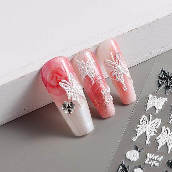Ins Style for Nail Glossy Stickers Long-Lasting 5D Finish Perfect Nail Decoration Nail Art Sticker