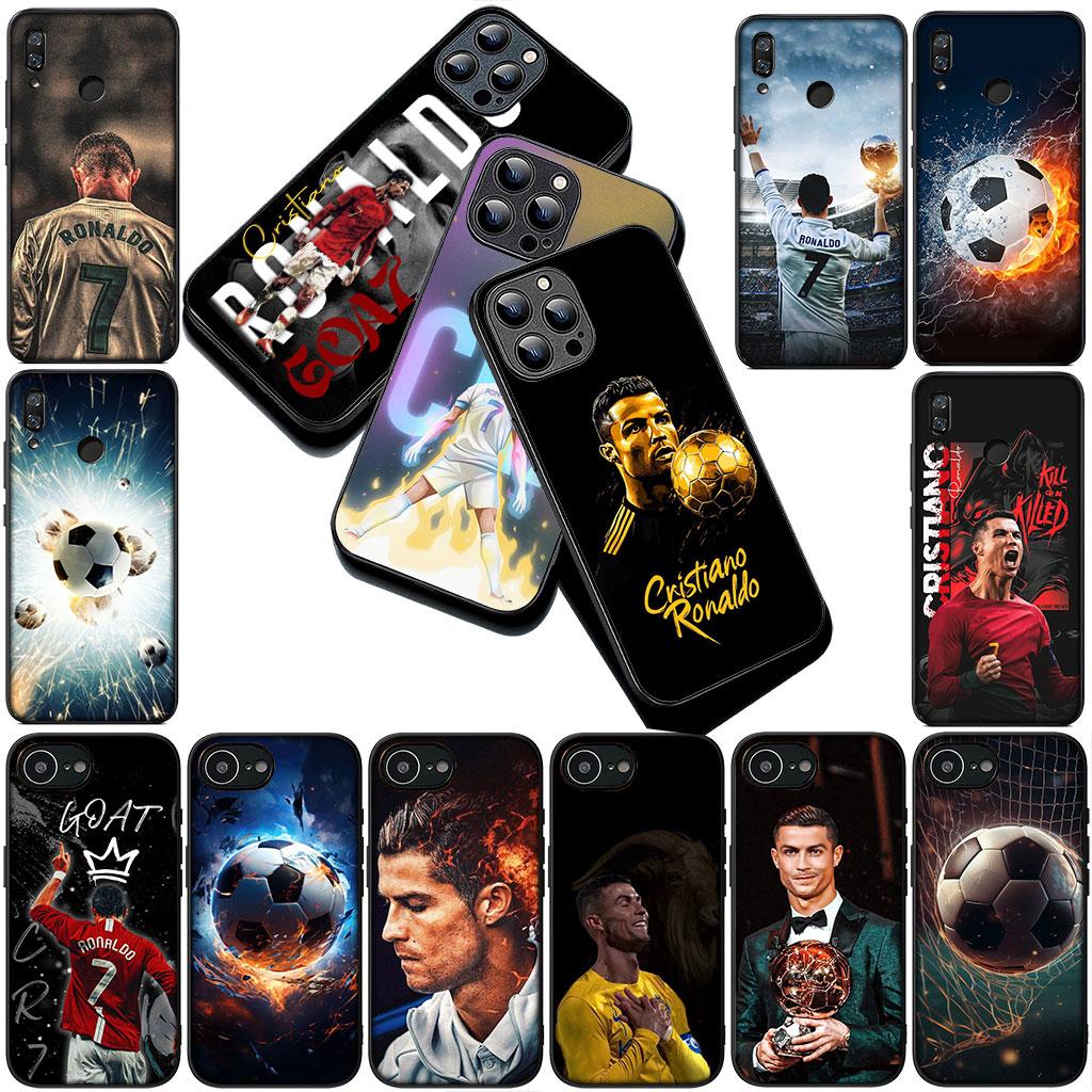 Phone Cover for Motorola Moto Edge 70 60 Fusion NEO Pro G Stylus G56 G96 G04 G05 20 Case  Soccer No7 King CR7s Football No 7