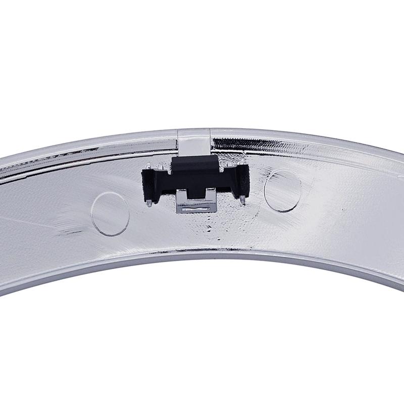 51137300631 Car Front Left Headlight Bezel Cover Ring Trim Fit for Mini Cooper F55 F56 F57 Gen3 Silver ABS
