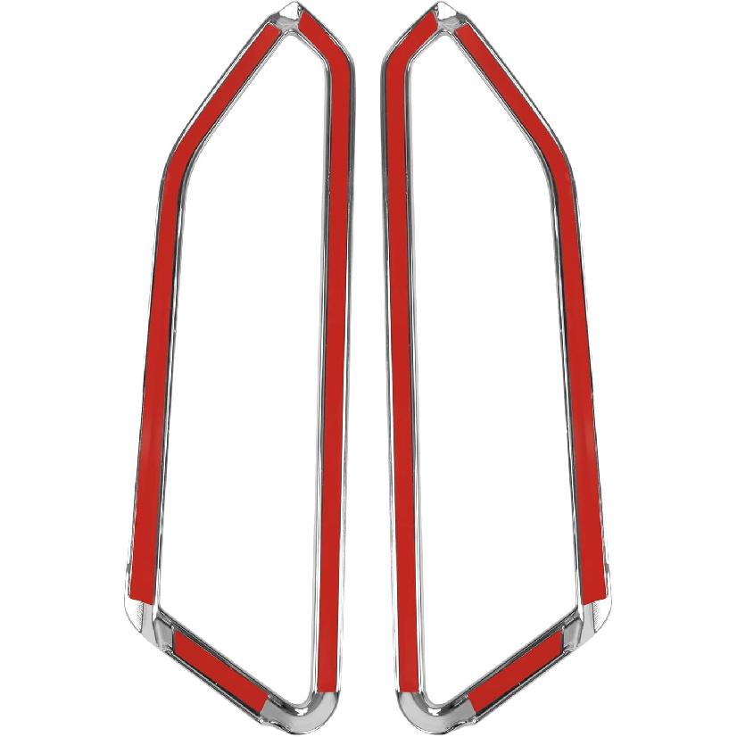 Rearview Side Mirror Surround Decorative Trim Chrome Accessories Replacement for Honda Goldwing 1800 GL1800 2018-2021 ABS Plastic Motorcycle Turn