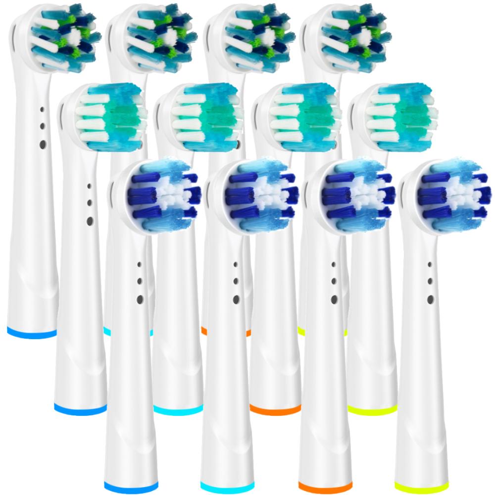Wrażliwe miękkie wymienne główki szczoteczki do główek szczoteczki do zębów Oral B Kompatybilne z elektryczną szczoteczką do zębów Oral B