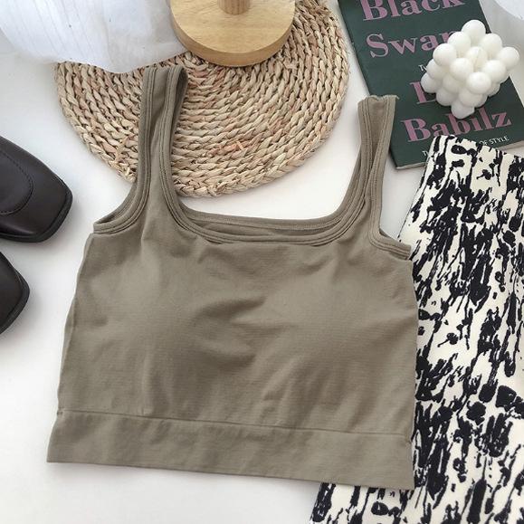 Spicy Girl Podprsenka Braletka s pevnými ramínky, polstrovaná, racerback - Krásná záda, bandeau dámský vrchní díl spodního prádla