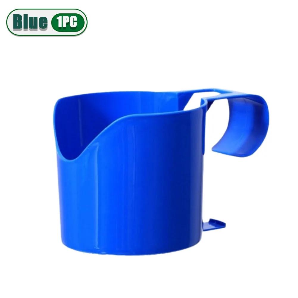 

Heavy Duty Poolside Cup Holder No Drill Hanging Organizer with Strong Grip for Hot Tub Beach Patio Swimming Pool Accessories