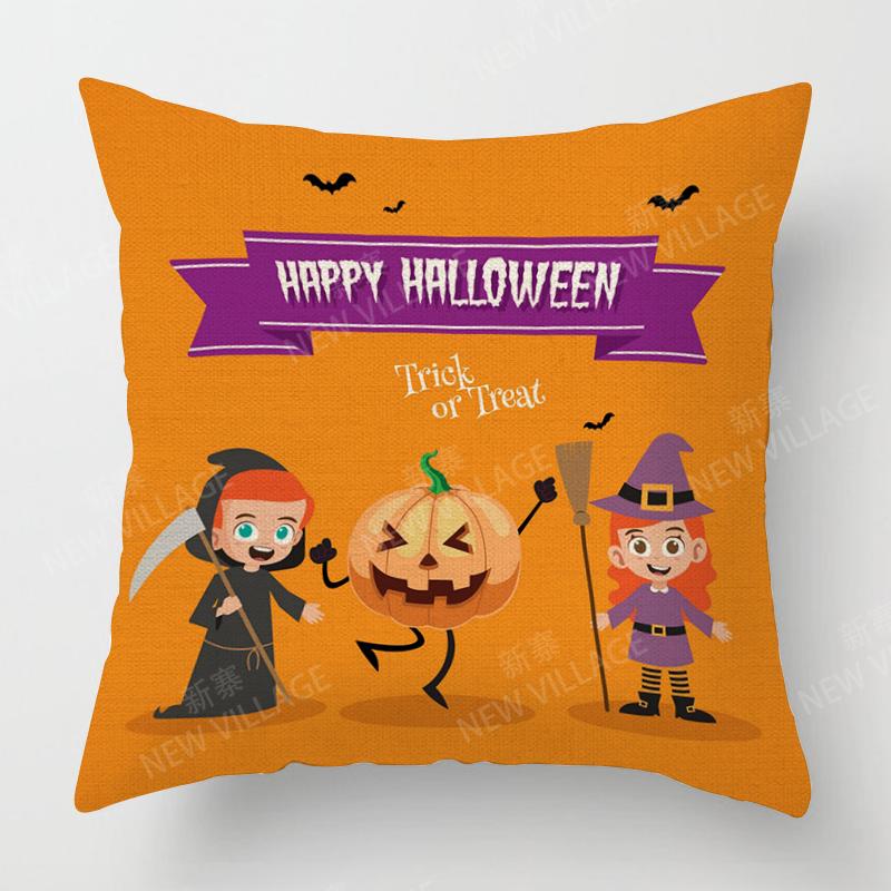 Decorative Cushion Home Living Room Decor Throw Pillow Cover Pillowcase Halloween Autumn