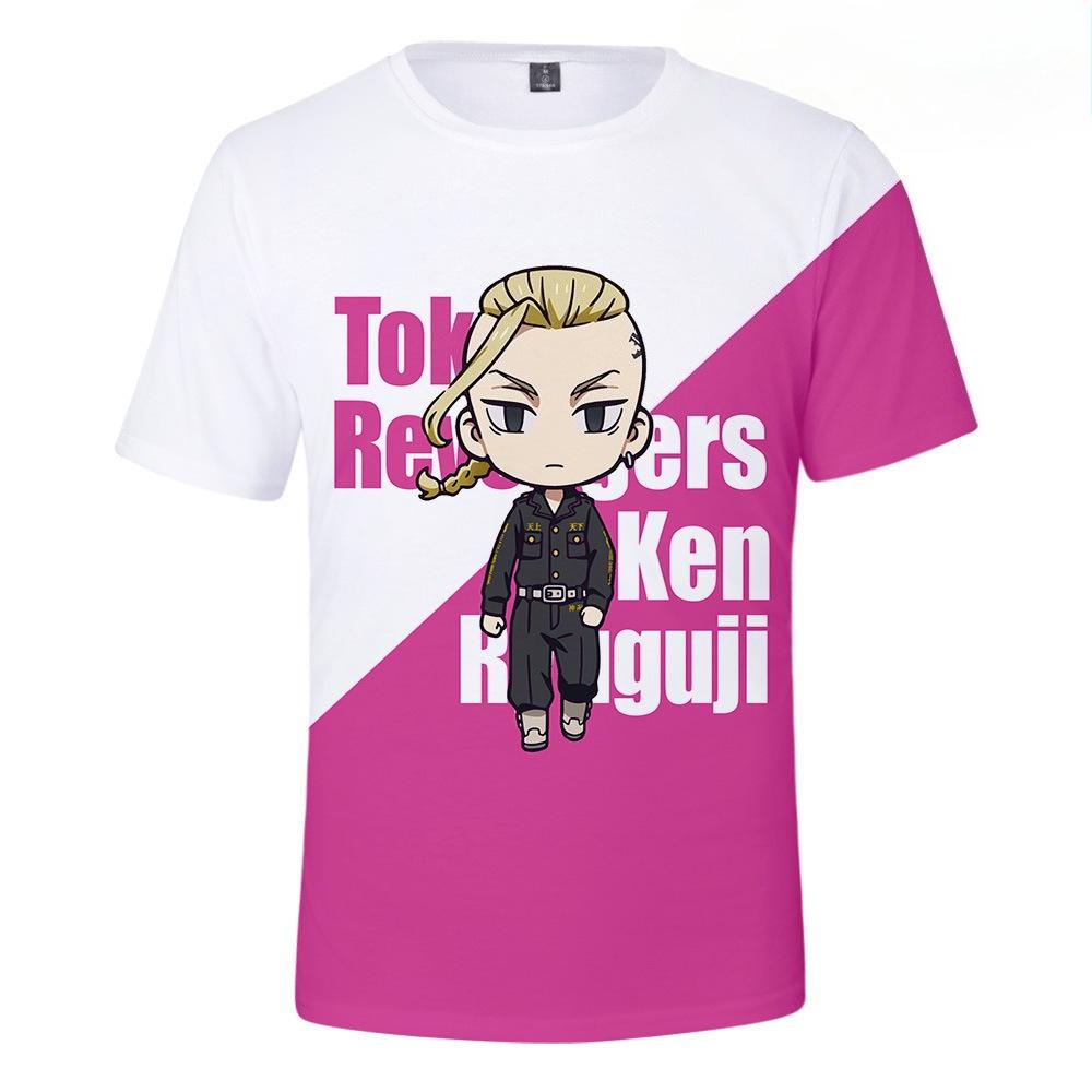 

Summer Top Tokyo Avengers Q-Edition Series 3D Color Printing Fashionable Comfortable Personalized Children s Short Sleeved T-shirt 170