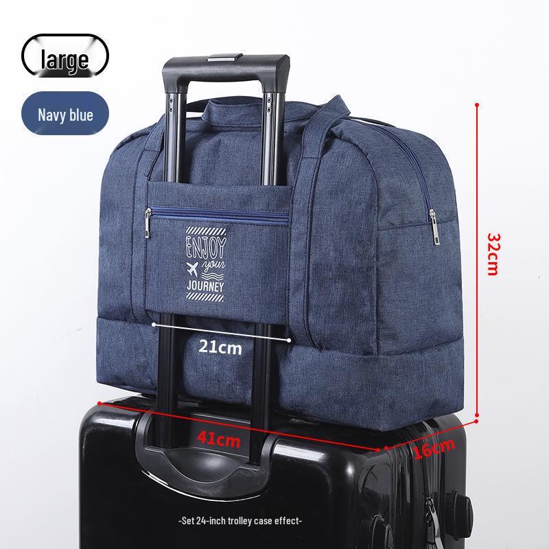 Trolley Sleeve Travel Bag: Portable, Waterproof, Unisex, Wet/Dry Separation, Fitness Equipment Wash Bag