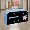 Desktop Storage Korean Style Pen Bag Pencil Pouch Cloth Stationery Bag  Stationery Holder