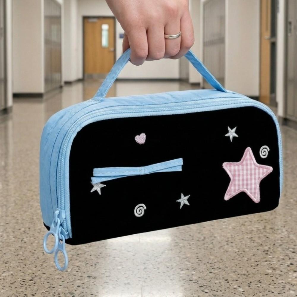 Desktop Storage Korean Style Pen Bag Pencil Pouch Cloth Stationery Bag  Stationery Holder