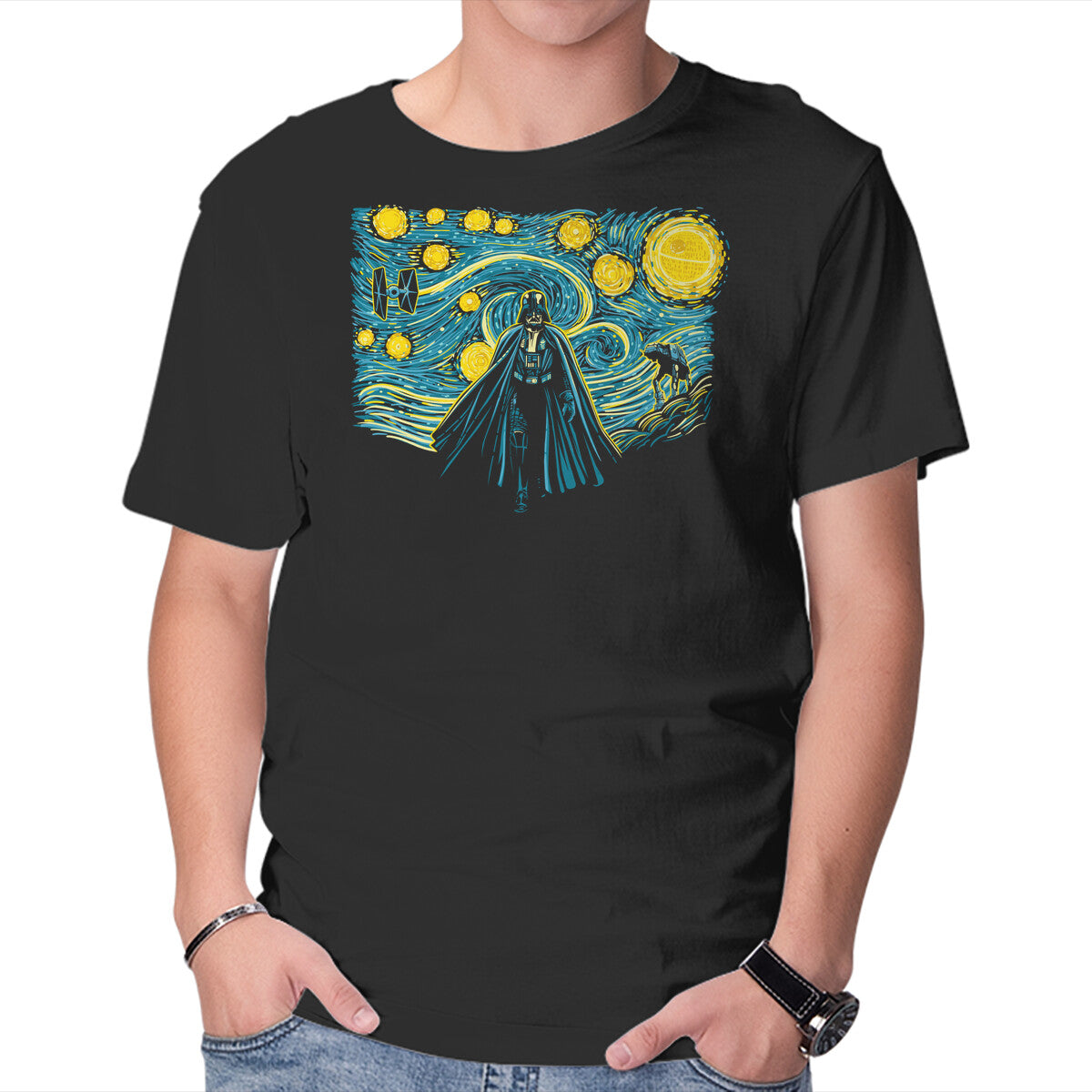 Unisex Crew Neck T-Shirt Starry Empire Graphic Short Sleeve Casual Tee XXXL