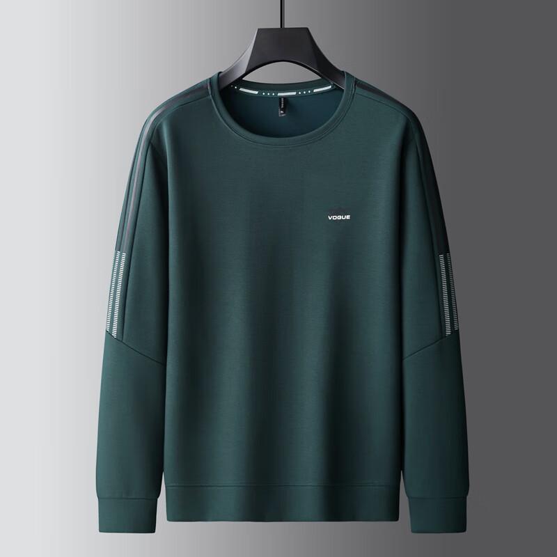 Dibinze Men's Plus Size Crew Neck Sweatshirt