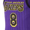 Nike NBA Los Angeles Lakers Jersey Number 8 Kobe Men Tops Purple AV3696-504