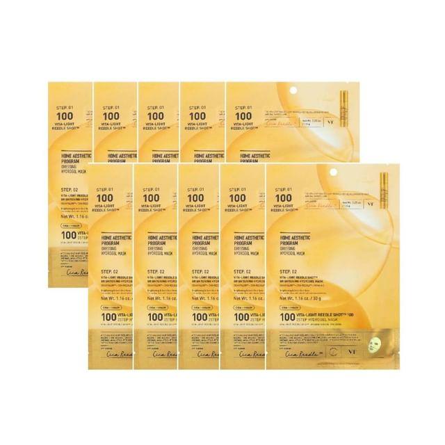 VT - Vita-light Reedle Shot 100 2Step Hydrogel Mask Bundle Set 34.5g x 10 sheets