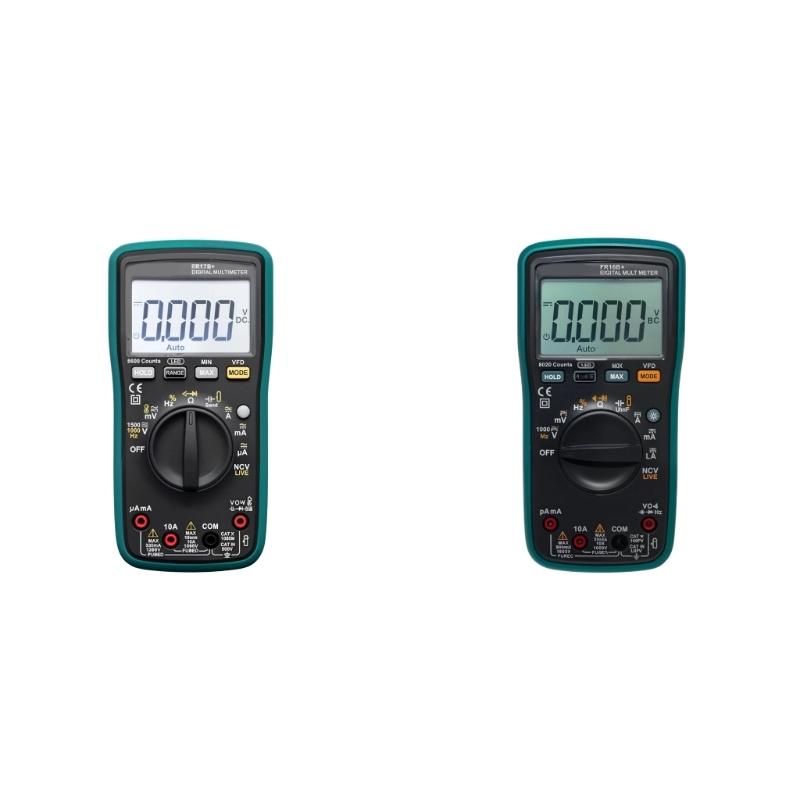 Handheld Digital Multimeter with NCV and 6000-Count Screen for Equipment Service and Wiring Inspection Daily Tasks