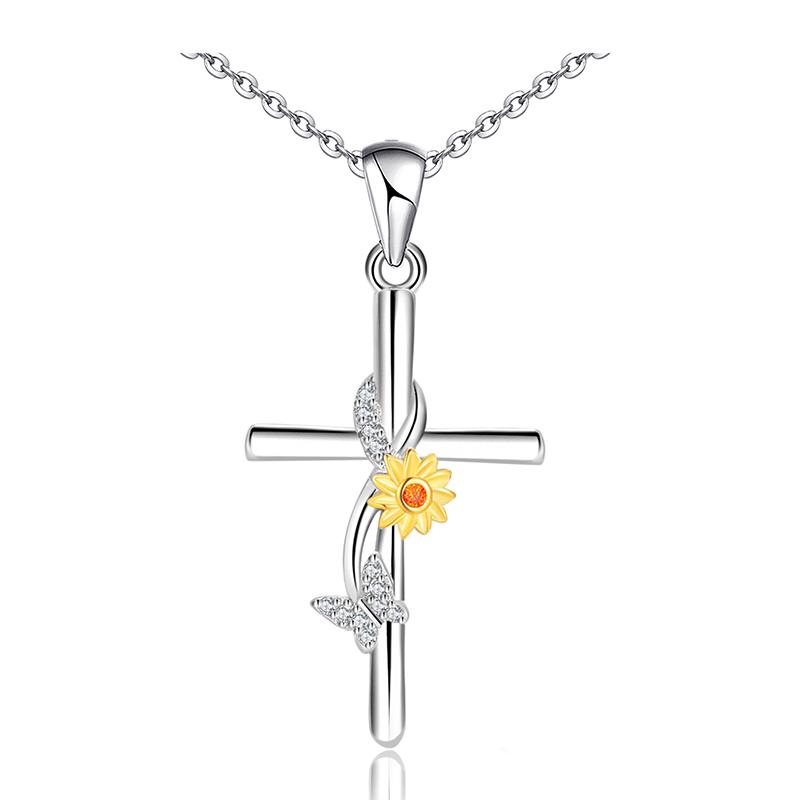 Animal Necklaces, Sunflower Necklaces, Rose Necklaces, Cross Necklaces are The Best Gifts for Girls, Daughters, Grandmothers, Sisters, Etc