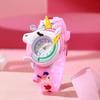 Orologio per Bambini Che i Bambini Amano Ragazzi e Ragazze Orologio con Cinturino in Silicone 3D Orologio Unicorno Cartoon per Bambini