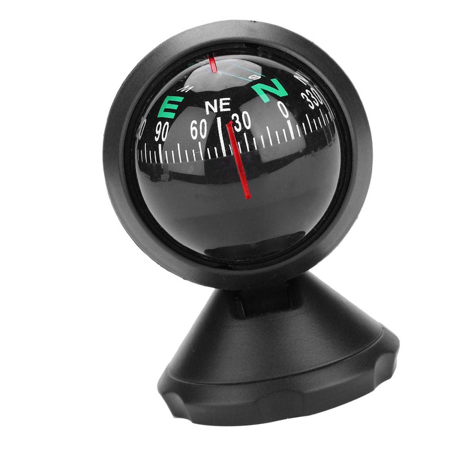 

Black Electronic Adjustable Ball Night Vision Compass for Boat Vehicle