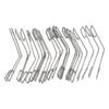 25/50PCS Fence Panel Clip Stainless Steel Fence Panel Wedges Stop Rattling & Enjoy Peace Sliver Garden Tool Accessories