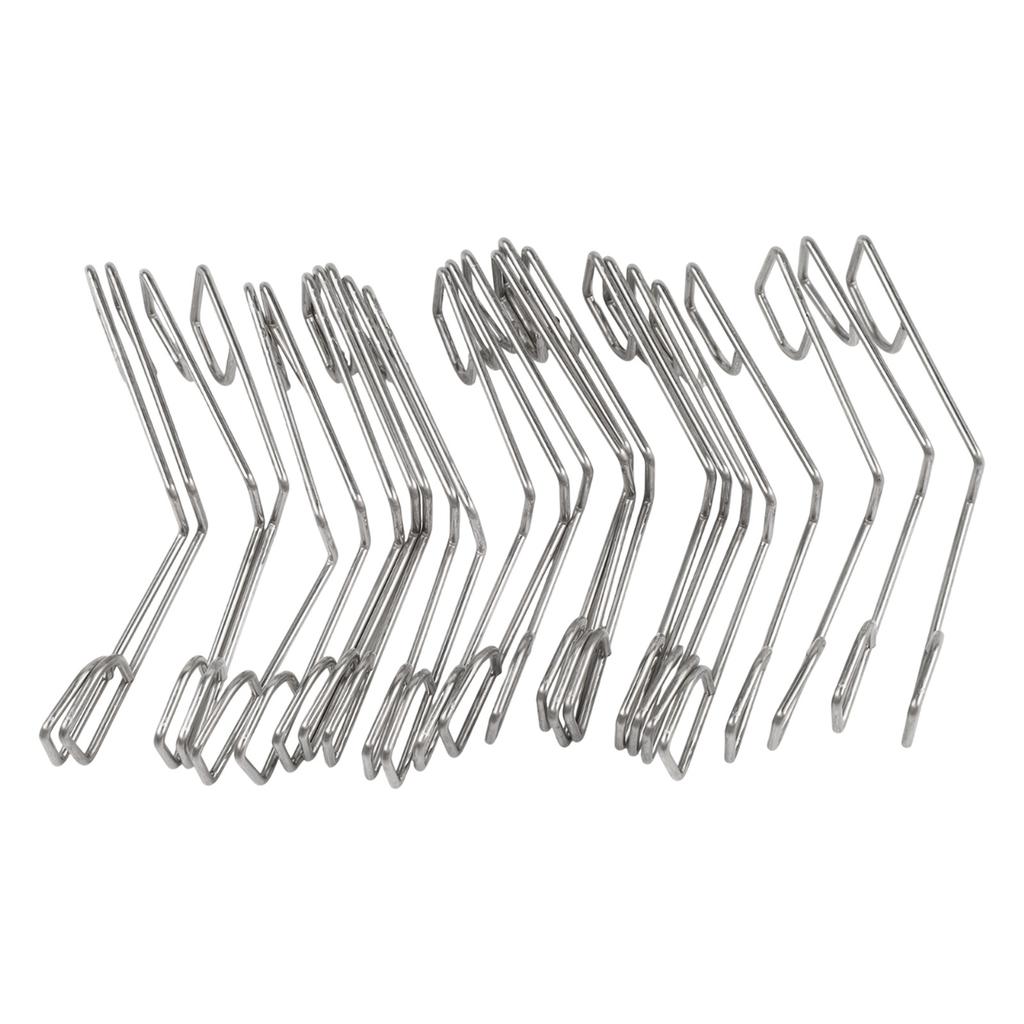 25/50PCS Fence Panel Clip Stainless Steel Fence Panel Wedges Stop Rattling & Enjoy Peace Sliver Garden Tool Accessories