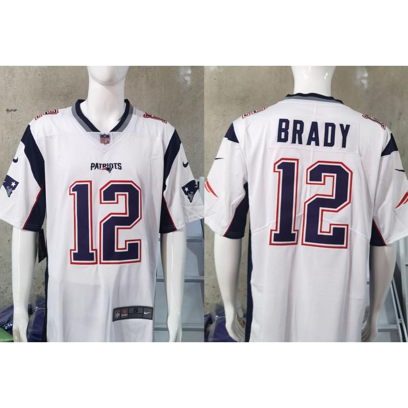 NFL Team Apparel Patriots Steelers Embroidered V-Neck Oversized Jersey Men Sports Fan Wear