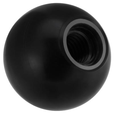10pcs Universal Lathe Tractor Machine Plastic Round Ball Knob Handle (Black AM8*25)