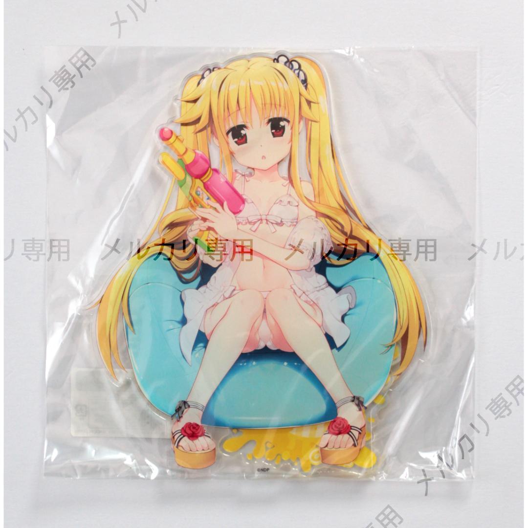 

[USED] Magical Girl Lyrical Nanoha Acrylic Figure L Fate Water Gun
