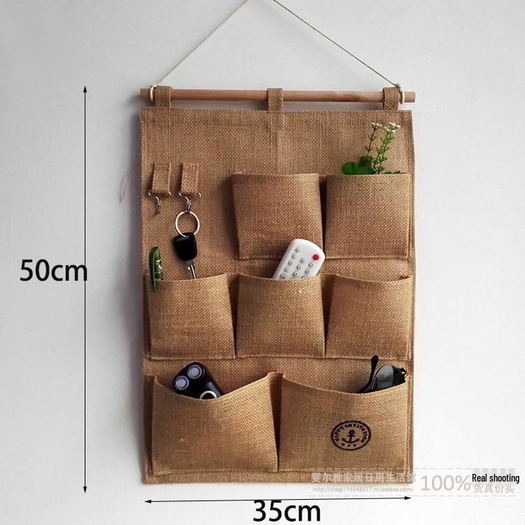 Wen'er Wandmontierte Mehrschichtige Hängeaufbewahrungstasche für Studentenwohnheime