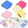 Mini Sewing Kit Portable Home Travel Sewing Box Needle Threads Box Set DIY Sewing Accessories