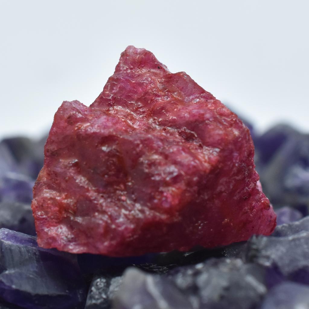 CERTIFIED Natural Red Ruby Rough Uncut Huge Size 63.75 Ct Loose Gemstone AR-3146-R