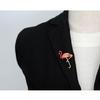 Spilla Brooch alla Moda Fenicottero Lega Unica Stile Esotico come Regalo di Natale