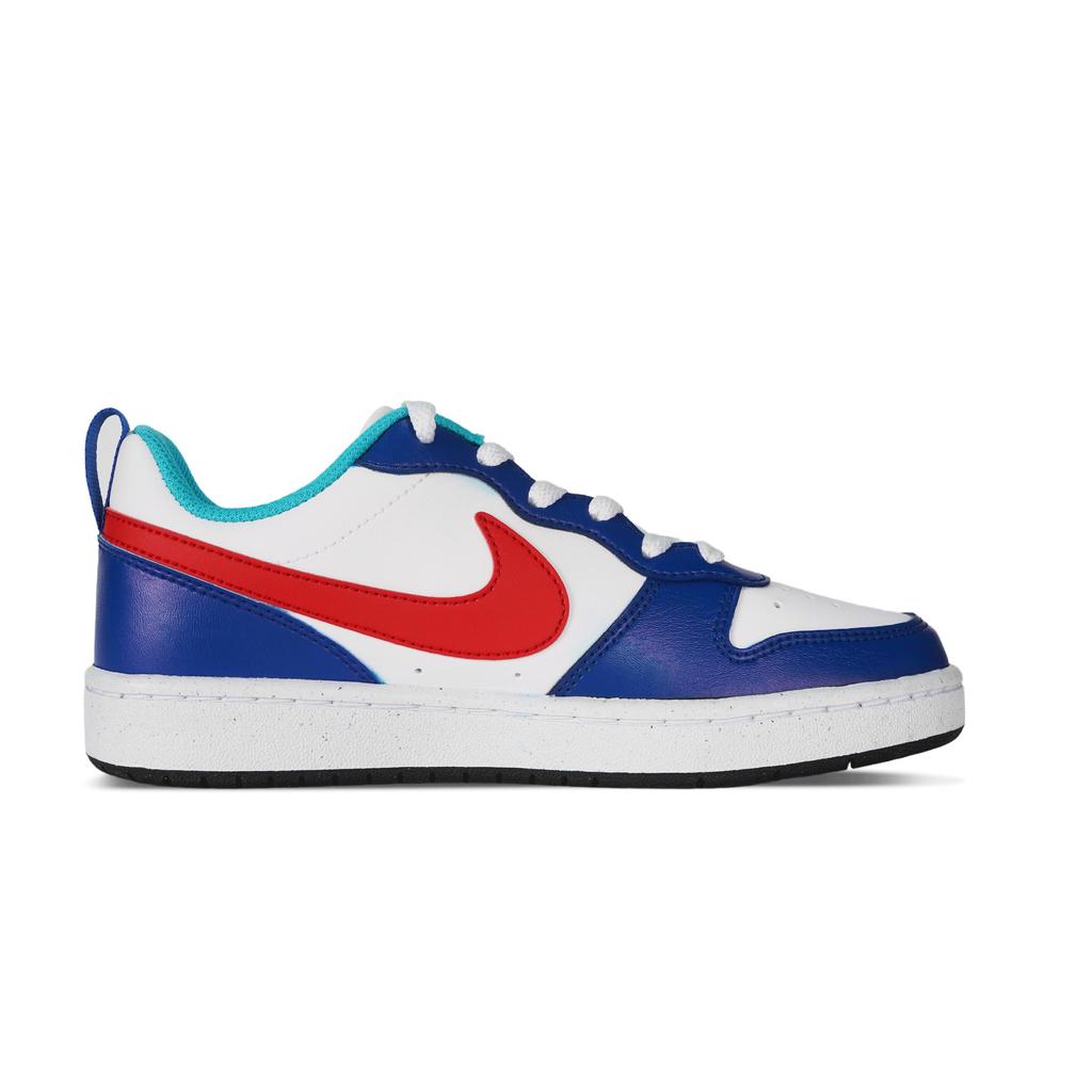 Nike Court Borough Low top Skateboard Shoes GS Red Blue HF0742-161(Team86-A)