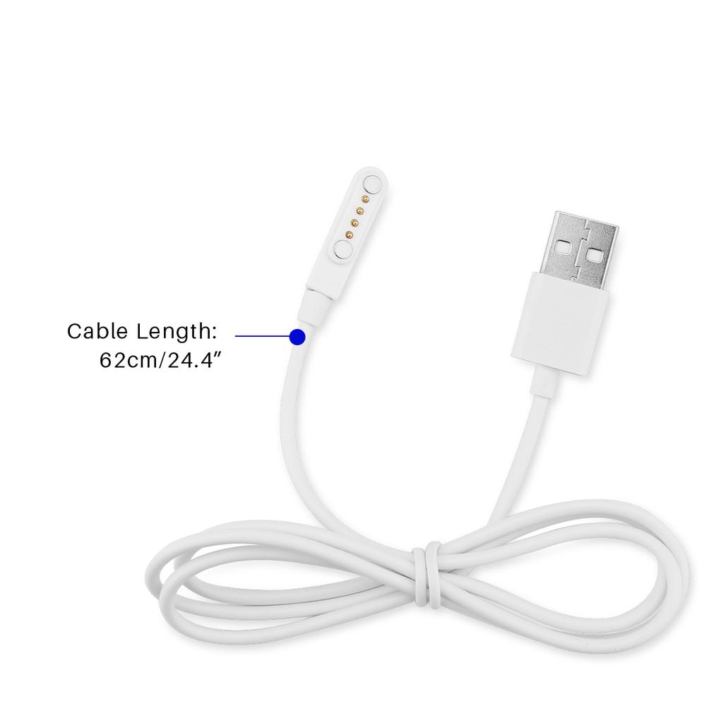 Câble De Charge Magnétique 4mm Pour Montre Connectée - 2 Pièces, USB, Charge Rapide