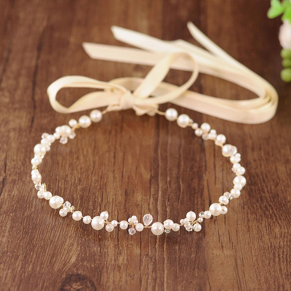 Eleganti Accessori per Capelli da Sposa con Perle per Donna Fiore Sposa Squisiti Non Facili da Sbiadire