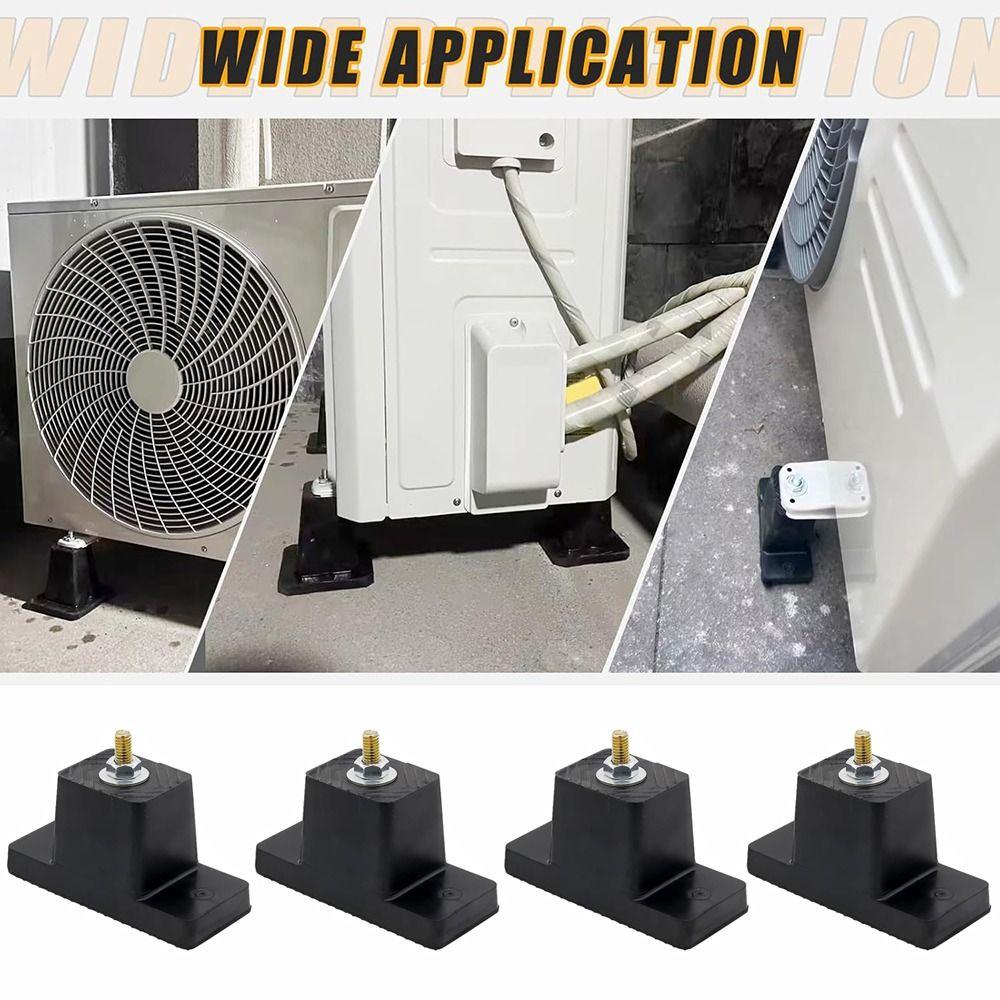 Rubber Air Conditioner Bracket Cushion Universal Vibration Isolator Anti-Vibration Isolator Pads