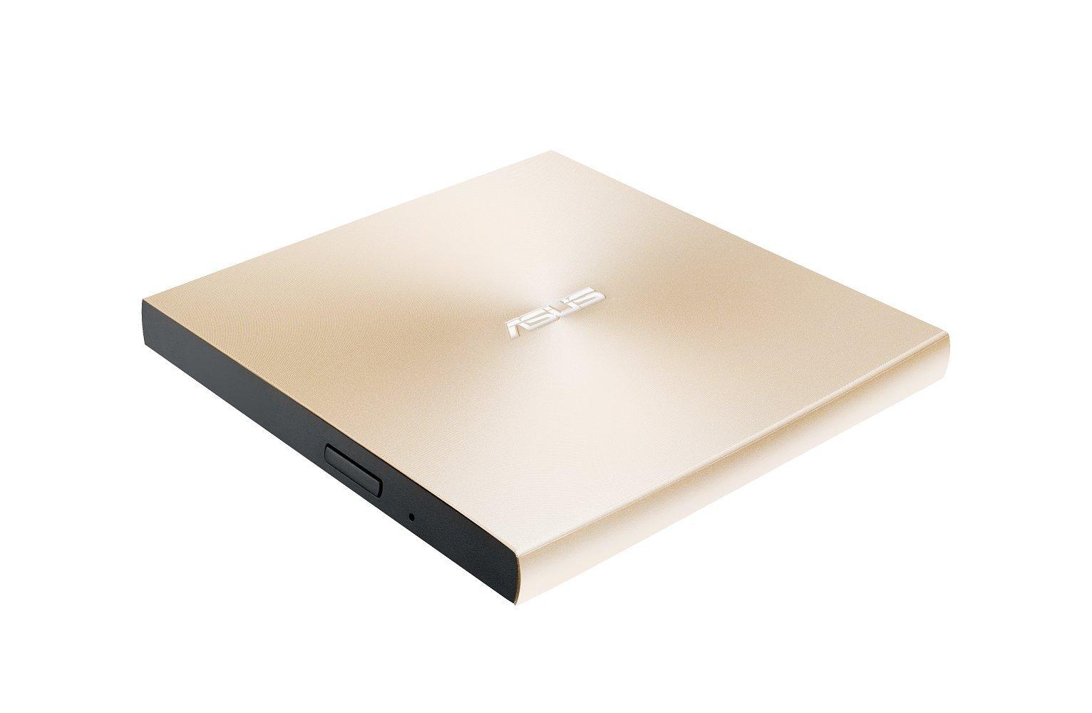 

ASUS external DVD drive bus compatible with power/portable/Type-C/Win&Mac/M-DISC/PC USB2.0-USB3.0/Gold SDRW-08U9M-U/GOLD/G/AS/P2G золотий