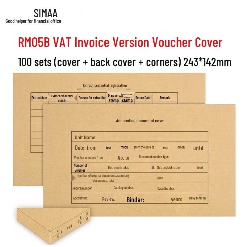 Xima RM-05 Voucher Covers with Corner Protectors