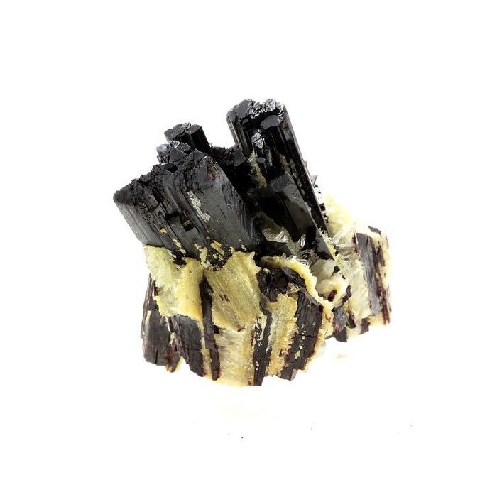 Pierres et Minéraux. Hübnerite + Quartz. 2047.0 ct. Pasto Bueno, Pérou.